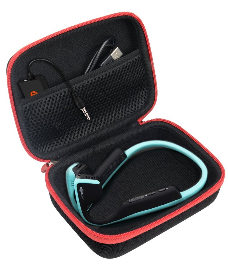 CaseSack حافظة لشوكز أوبنران، أوبنران برو، أوبنران ميني، أوبنموف، أوبن كوم، أيروبكس، أوبنموف، تريكس، تريكس ميني، تريكس إير، بلو 2، 2S؛ (أسود مع سحاب أحمر) - Image 3